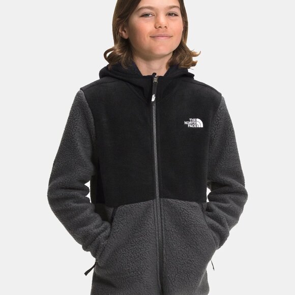 The North Face Forrest Hooded Fleece Jacket Youth Boys Size‎ Medium - Picture 1 of 9